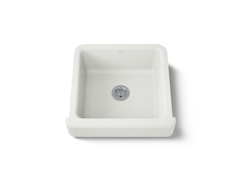 KOHLER K-5664-NY Whitehaven 23-1/2" Undermount Single-Bowl Farmhouse Kitchen Sink - Dune