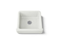 KOHLER K-5664-NY Whitehaven 23-1/2" Undermount Single-Bowl Farmhouse Kitchen Sink - Dune