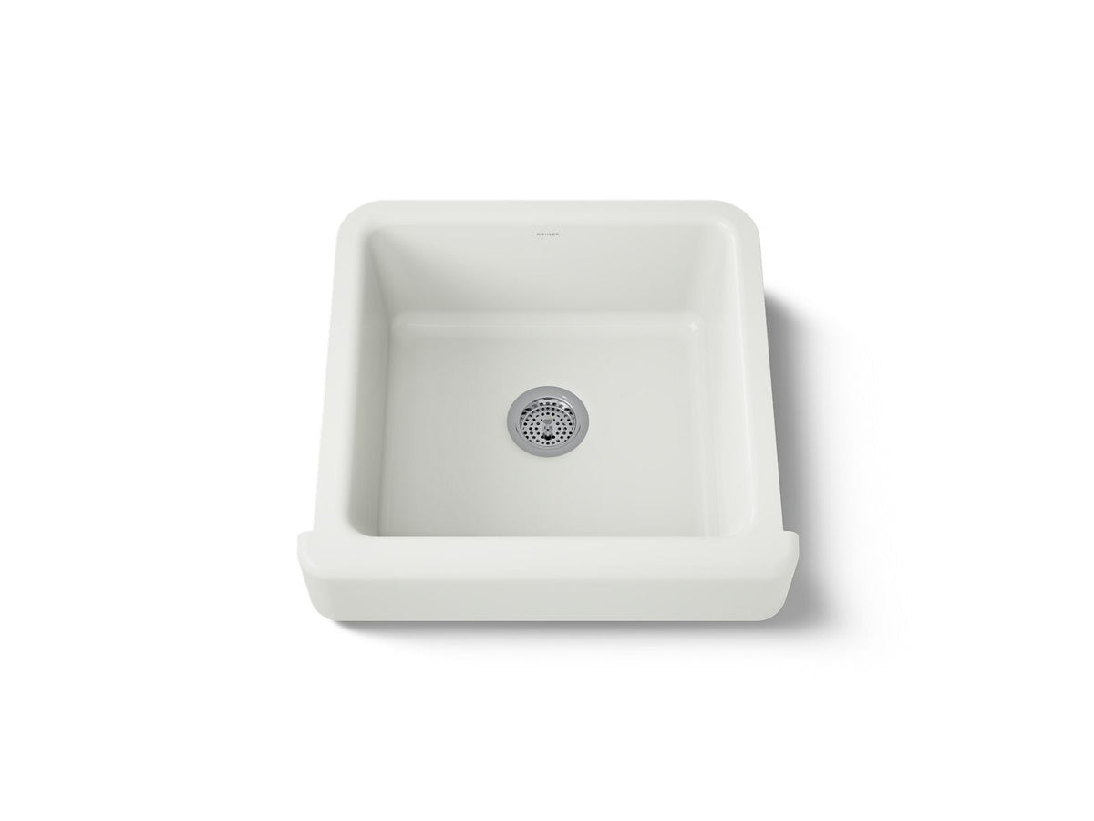 KOHLER K-5664-NY Whitehaven 23-1/2" Undermount Single-Bowl Farmhouse Kitchen Sink - Dune
