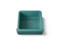 KOHLER K-5665-17 Whitehaven 23-1/2" Undermount Single-Bowl Farmhouse Kitchen Sink - Teal
