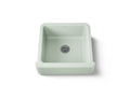 KOHLER K-5665-42 Whitehaven 23-1/2" Undermount Single-Bowl Farmhouse Kitchen Sink - Aspen Green