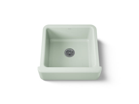 KOHLER K-5665-42 Whitehaven 23-1/2" undermount single-bowl farmhouse kitchen sink - Aspen Green