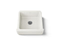 KOHLER K-5665-96 Whitehaven 23-1/2" Undermount Single-Bowl Farmhouse Kitchen Sink - Biscuit