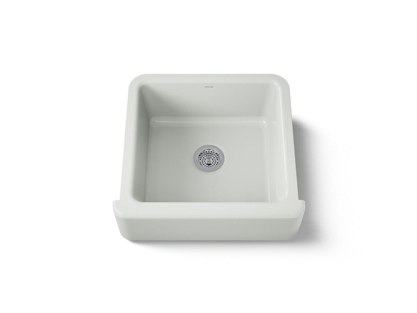 KOHLER K-5665-FF Whitehaven 23-1/2" undermount single-bowl farmhouse kitchen sink - Sea Salt