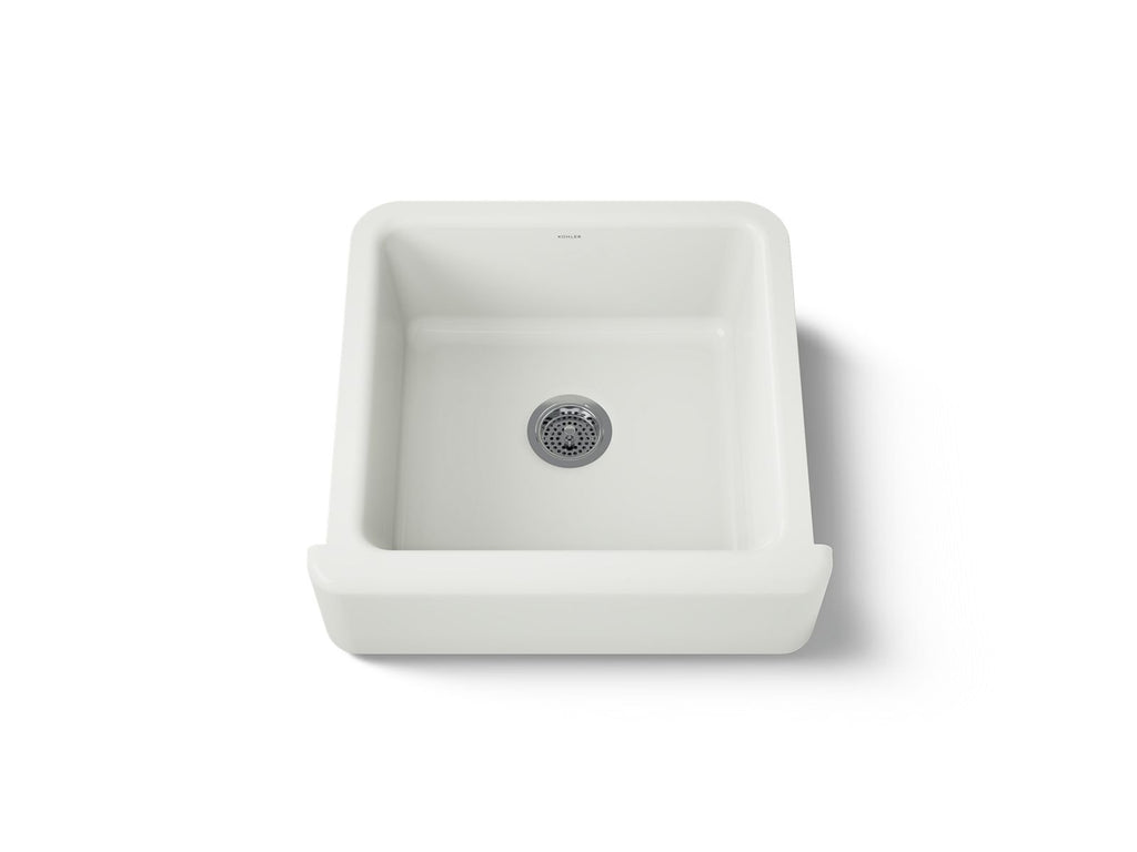 KOHLER K-5665-NY Whitehaven 23-1/2" Undermount Single-Bowl Farmhouse Kitchen Sink - Dune
