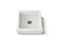 KOHLER K-5665-NY Whitehaven 23-1/2" Undermount Single-Bowl Farmhouse Kitchen Sink - Dune