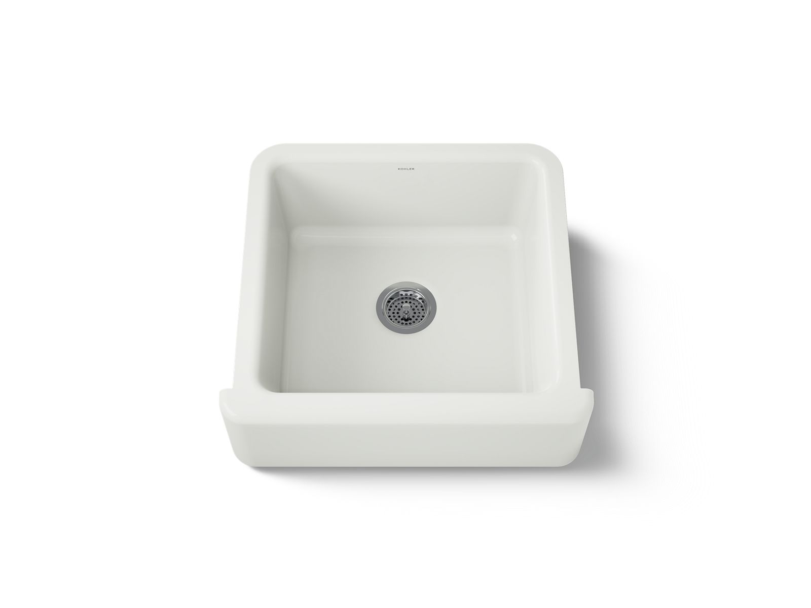 KOHLER K-5665-NY Whitehaven 23-1/2" Undermount Single-Bowl Farmhouse Kitchen Sink - Dune