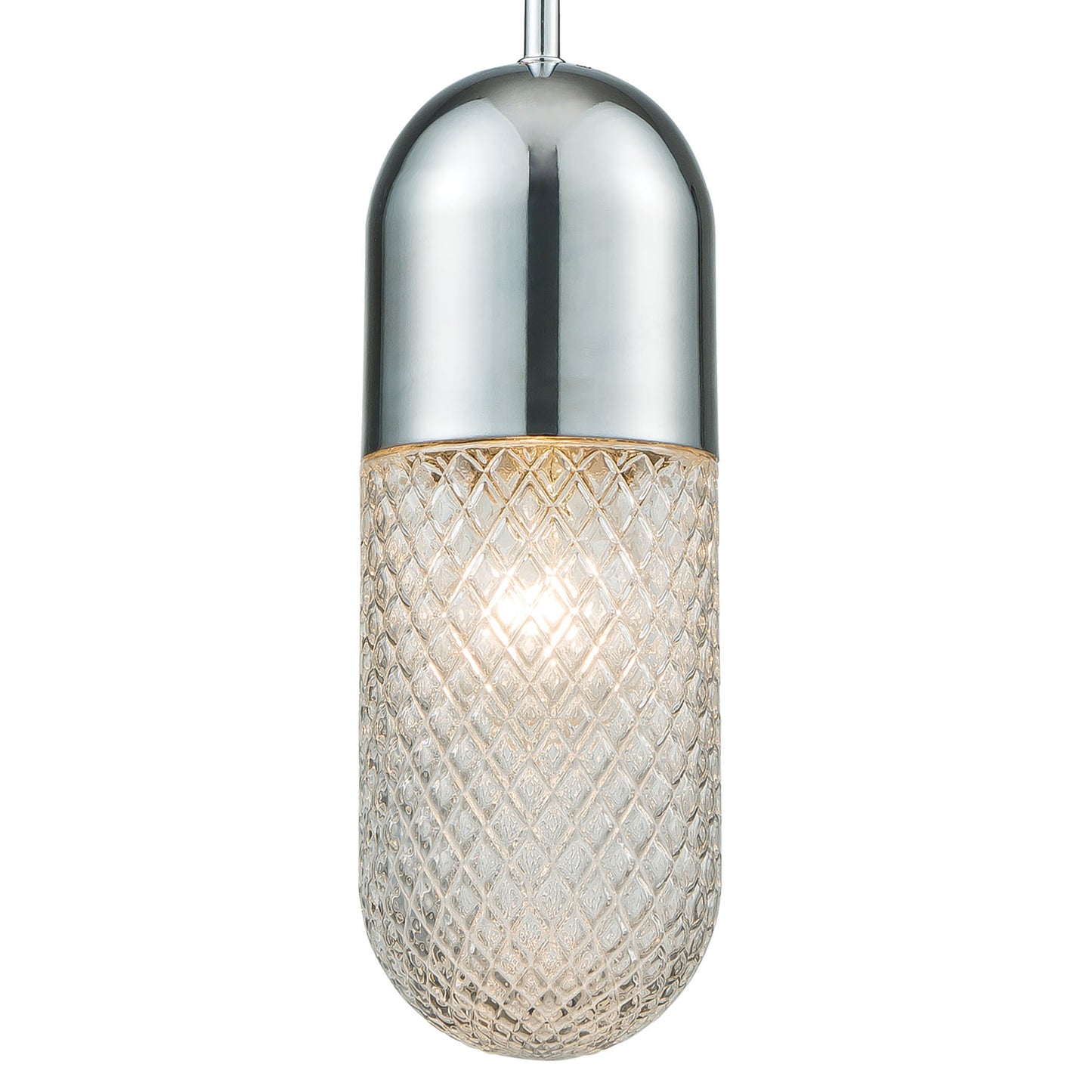 ELK SHOWROOM 56661/1 Capsula 4'' Wide 1-Light Mini Pendant - Polished Chrome