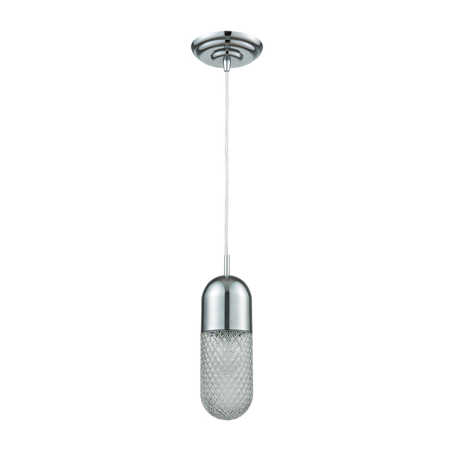 ELK SHOWROOM 56661/1 Capsula 4'' Wide 1-Light Mini Pendant - Polished Chrome