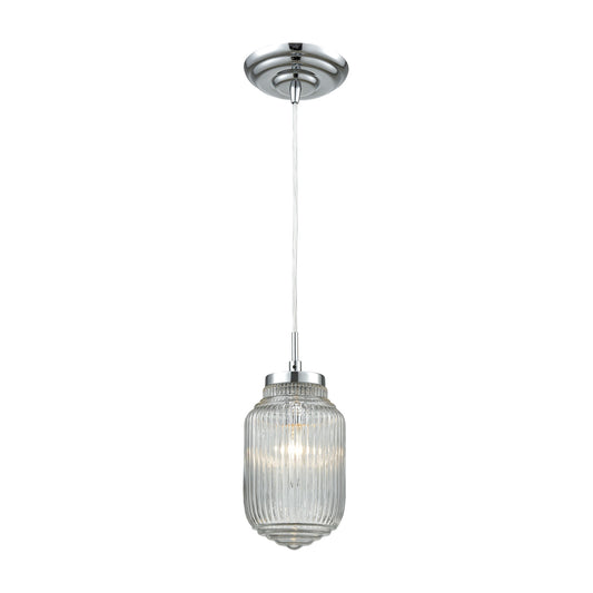 ELK SHOWROOM 56662/1 Dubois 5'' Wide 1-Light Mini Pendant - Polished Chrome