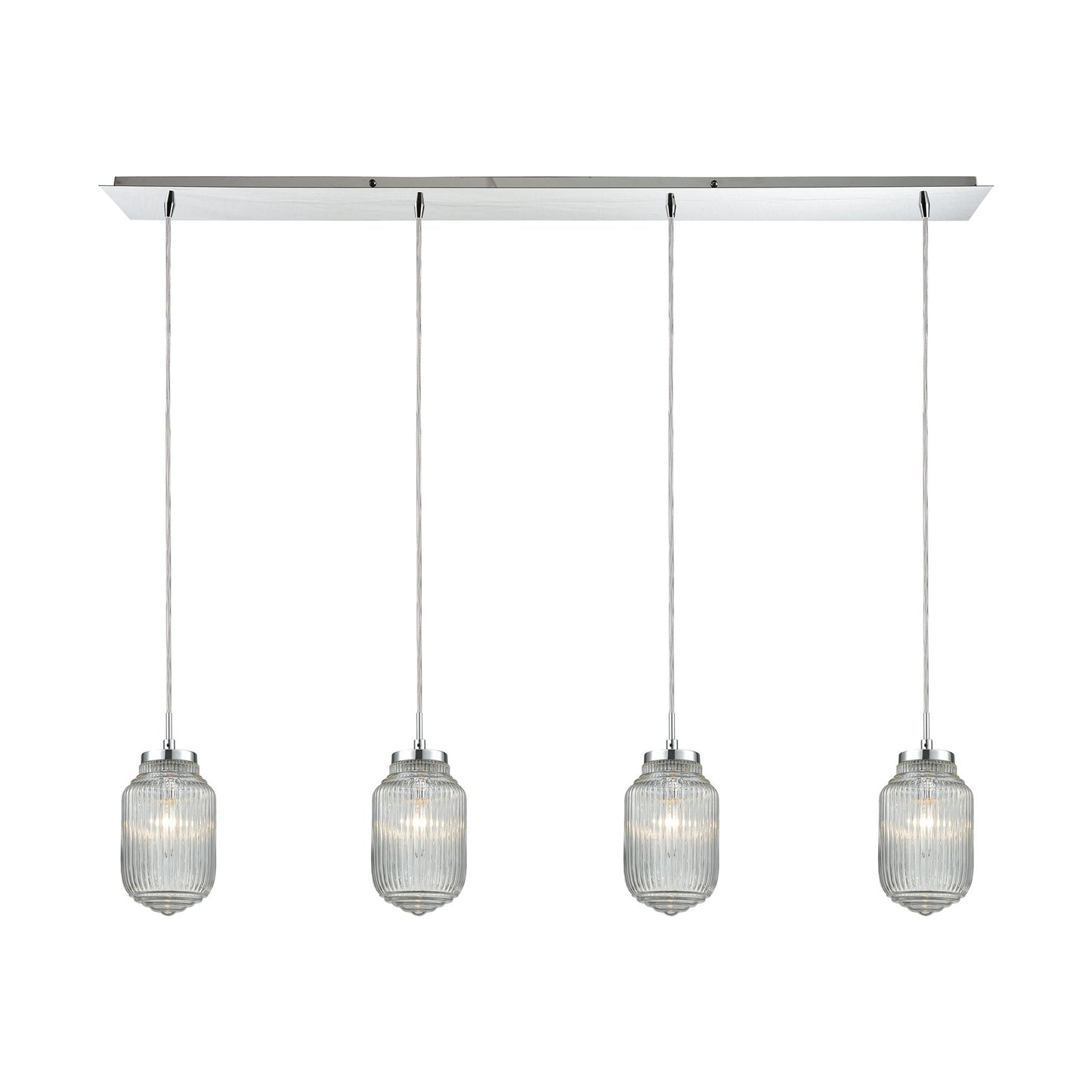 ELK SHOWROOM 56662/4LP Dubois 10'' Wide 4-Light Mini Pendant - Polished Chrome