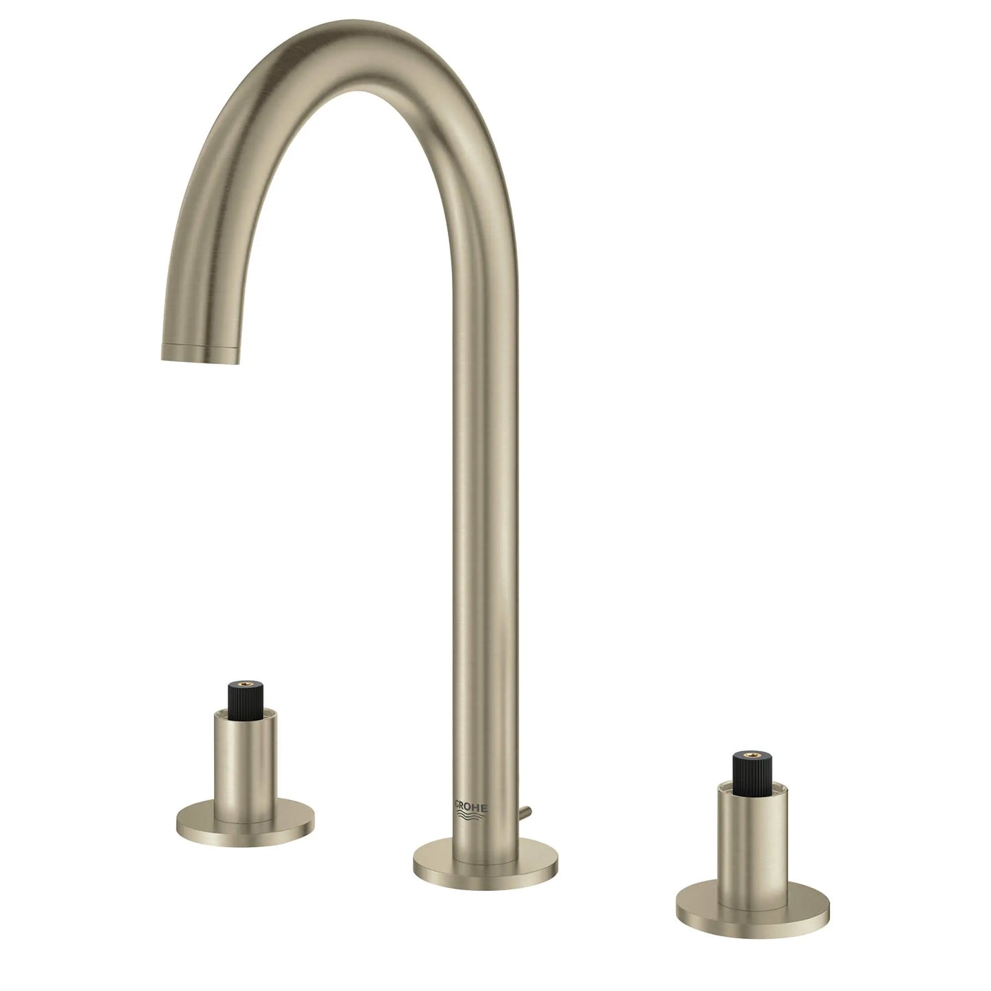 GROHE 20069EN3 Atrio New 8-inch Widespread 2-Handle M-Size Bathroom Faucet 1.2 GPM - Brushed Nickel