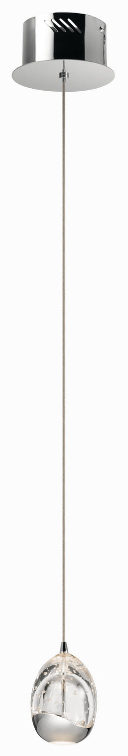 ELAN 83378 Lavinia 1 Light Led Mini Pendant Chrome