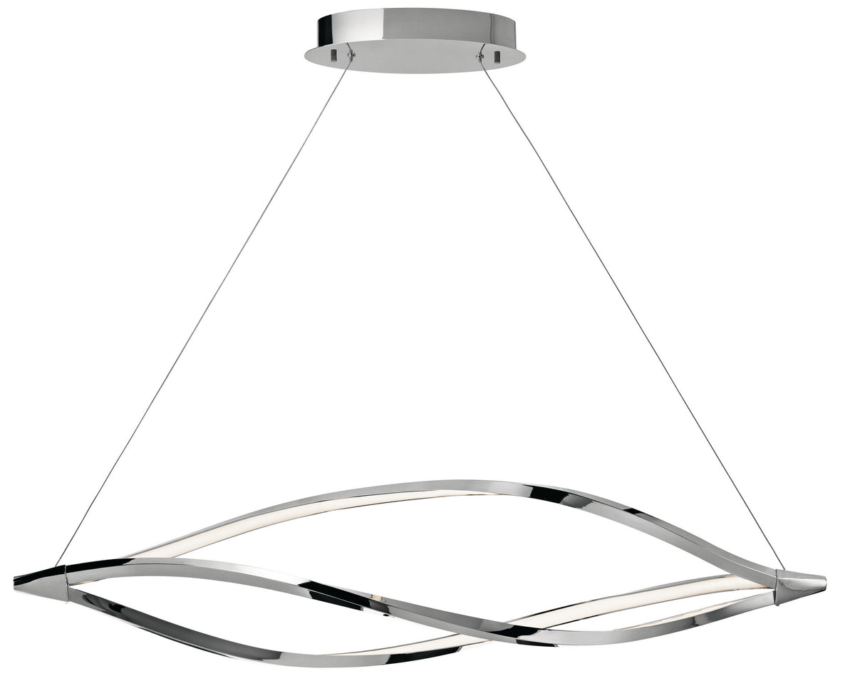 ELAN 83385 Meridian 53.25" 1 Head Led Island Pendant Chrome