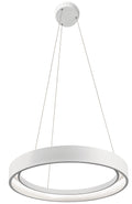 ELAN 83454 Fornello 2.75" LED Pendant in Textured White and Glossy White Interior