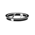 KICHLER 9534BK 4.75" Clear Accessory Lens Black