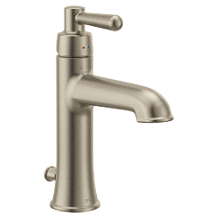 MOEN 56910BN Brushed nickel one-handle low arc bathroom faucet - Brushed Nickel