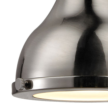 ELK SHOWROOM 57050/1 Rutherford 9'' Wide 1-Light Mini Pendant - Brushed Nickel