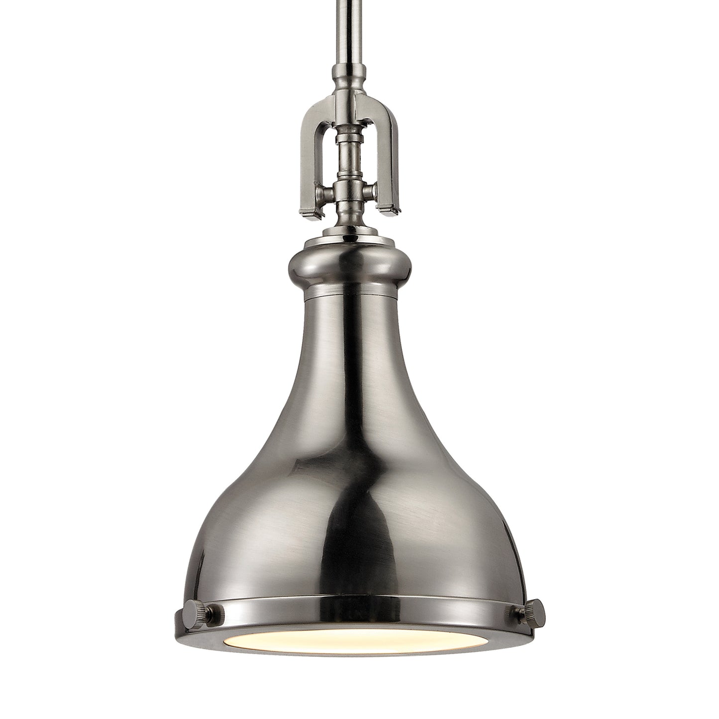 ELK SHOWROOM 57050/1 Rutherford 9'' Wide 1-Light Mini Pendant - Brushed Nickel