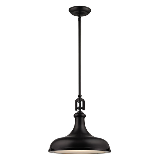 ELK SHOWROOM 57061/1 Rutherford 15'' Wide 1-Light Pendant - Oil Rubbed Bronze