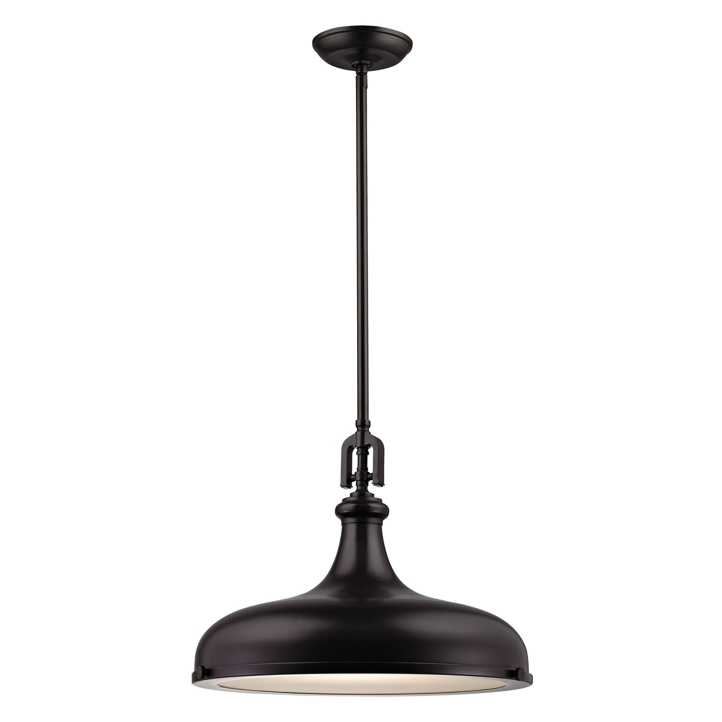 ELK SHOWROOM 57062/1 Rutherford 18'' Wide 1-Light Pendant - Oil Rubbed Bronze