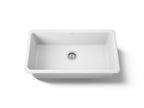 KOHLER K-5707-0 Iron/Tones 33" Top-/Undermount Single-Bowl Kitchen Sink - White