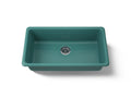 KOHLER K-5707-17 Iron/Tones 33" Top-/Undermount Single-Bowl Kitchen Sink - Teal