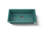 KOHLER K-5707-17 Iron/Tones 33" Top-/Undermount Single-Bowl Kitchen Sink - Teal
