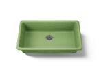 KOHLER K-5707-34 Iron/Tones 33" Top-/Undermount Single-Bowl Kitchen Sink - Fresh Green