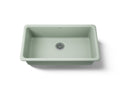 KOHLER K-5707-42 Iron/Tones 33" Top-/Undermount Single-Bowl Kitchen Sink - Aspen Green
