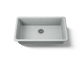 KOHLER K-5707-95 Iron/Tones 33" Top-/Undermount Single-Bowl Kitchen Sink - Ice Grey