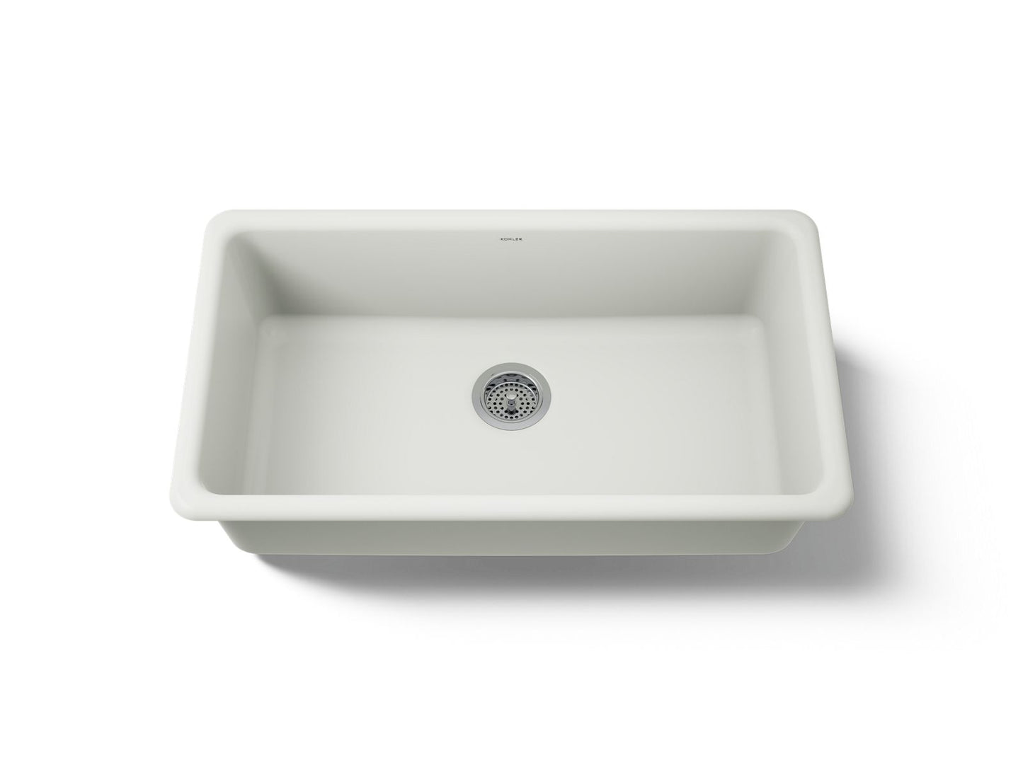 KOHLER K-5707-NY Iron/Tones 33" top-/undermount single-bowl kitchen sink - Dune