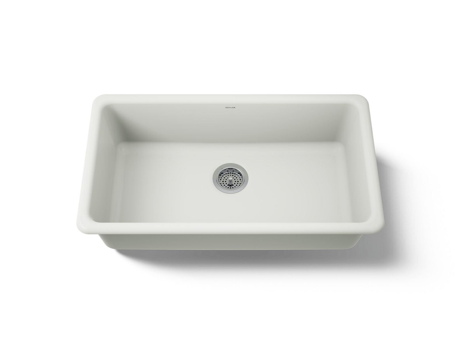 KOHLER K-5707-NY Iron/Tones 33" Top-/Undermount Single-Bowl Kitchen Sink - Dune