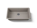 KOHLER K-5707-TRF Iron/Tones 33" Top-/Undermount Single-Bowl Kitchen Sink - Truffle