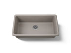 KOHLER K-5707-TRF Iron/Tones 33" Top-/Undermount Single-Bowl Kitchen Sink - Truffle