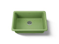 KOHLER K-5708-34 Iron/Tones 27" Top-/Undermount Single-Bowl Kitchen Sink - Fresh Green