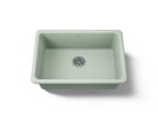 KOHLER K-5708-42 Iron/Tones 27" Top-/Undermount Single-Bowl Kitchen Sink - Aspen Green