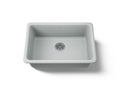 KOHLER K-5708-95 Iron/Tones 27" Top-/Undermount Single-Bowl Kitchen Sink - Ice Grey