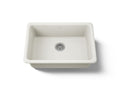 KOHLER K-5708-96 Iron/Tones 27" Top-/Undermount Single-Bowl Kitchen Sink - Biscuit