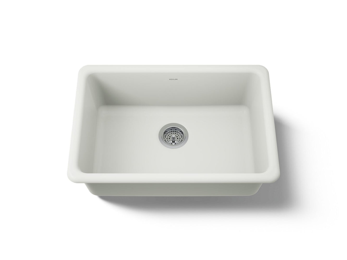 KOHLER K-5708-NY Iron/Tones 27" top-/undermount single-bowl kitchen sink - Dune