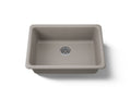 KOHLER K-5708-TRF Iron/Tones 27" Top-/Undermount Single-Bowl Kitchen Sink - Truffle