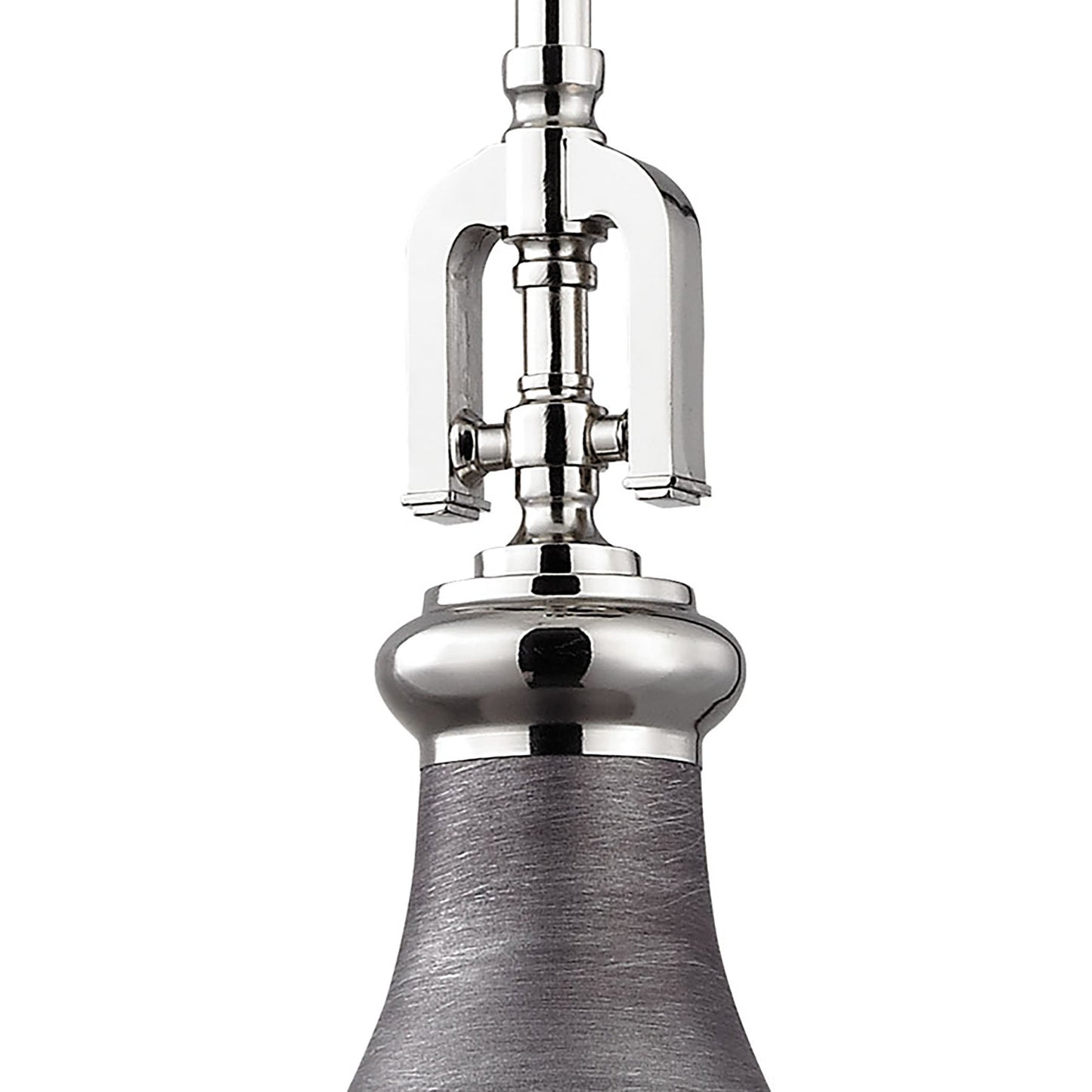 ELK SHOWROOM 57080/1 Rutherford 9'' Wide 1-Light Mini Pendant - Weathered Zinc