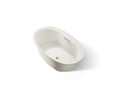 KOHLER K-5713-96 Underscore 59-3/4" X 35-3/4" Drop-In Bath - Biscuit