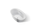 KOHLER K-5713-W1-95 Underscore 59-3/4" X 35-3/4" Drop-In Bath With Bask Heated Surface - Ice Grey