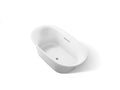 KOHLER K-5715-0 Underscore 65-1/2" X 35-3/4" Drop-In Bath - White