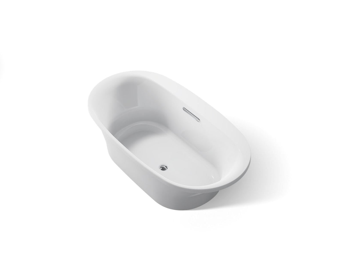 KOHLER K-5715-95 Underscore 65-1/2" X 35-3/4" Drop-In Bath - Ice Grey