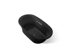 KOHLER K-5716-GH-7 Underscore 66" X 36" Drop-In Heated Bubblemassage Air Bath - Black Black