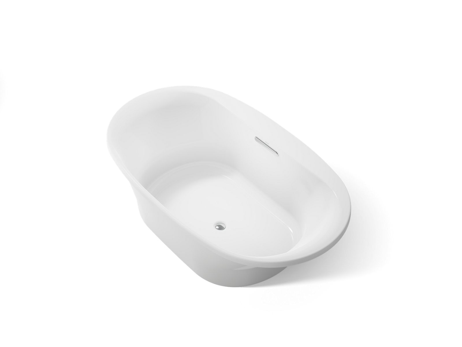 KOHLER K-5717-0 Underscore 71-1/2" X 41-1/2" Drop-In Bath - White