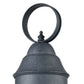 ELK SHOWROOM 57172/1 Onion 19'' High 1-Light Outdoor Post Light - Aged Zinc