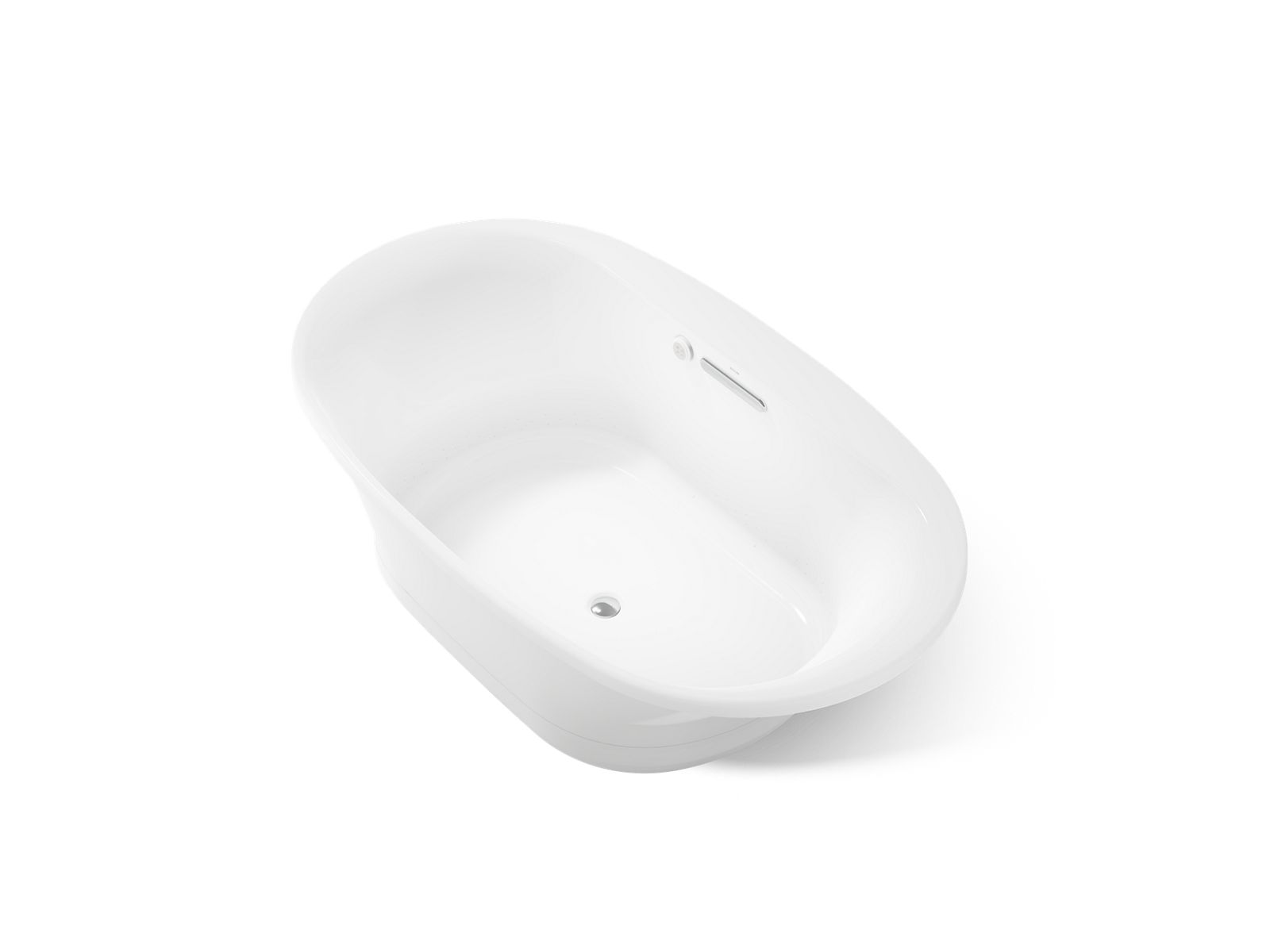 KOHLER K-5718-GH-0 Underscore 71-1/2" X 41-1/2" Drop-In Heated Bubblemassage - White